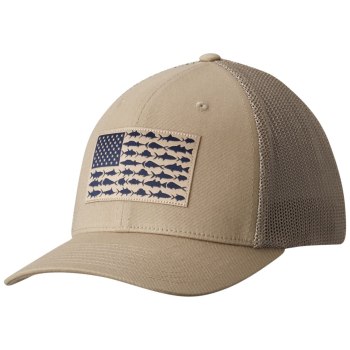 Columbia PFG Mesh Fish Flag Ball, Gorras Marrom Para Hombre | 012538-TQP